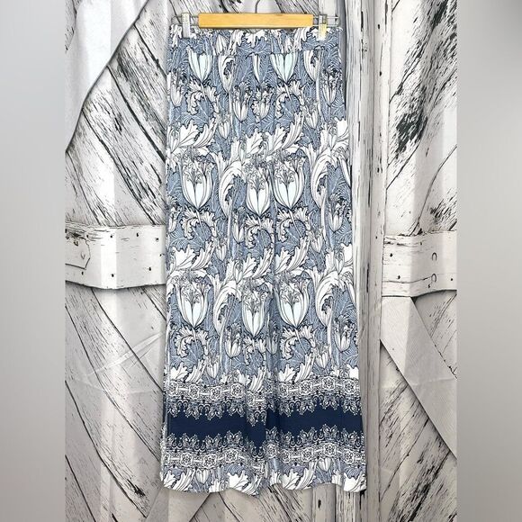 TRIBAL SPLIT LEG PALAZZO PANT Small - Picture 4 of 10